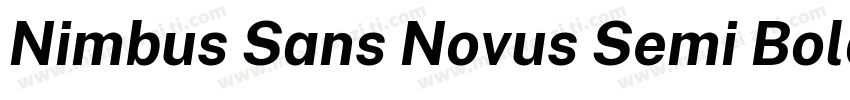 Nimbus Sans Novus Semi Bold字体转换